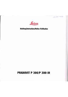 Leica Pradovit P 300 manual. Camera Instructions.